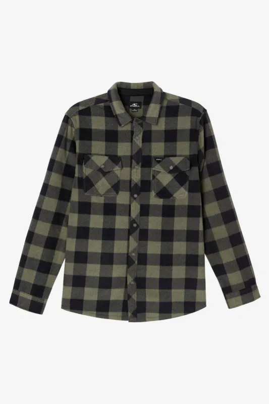 GLACIER PLAID SUPERFLEECE SHIRT sold by O'Neill