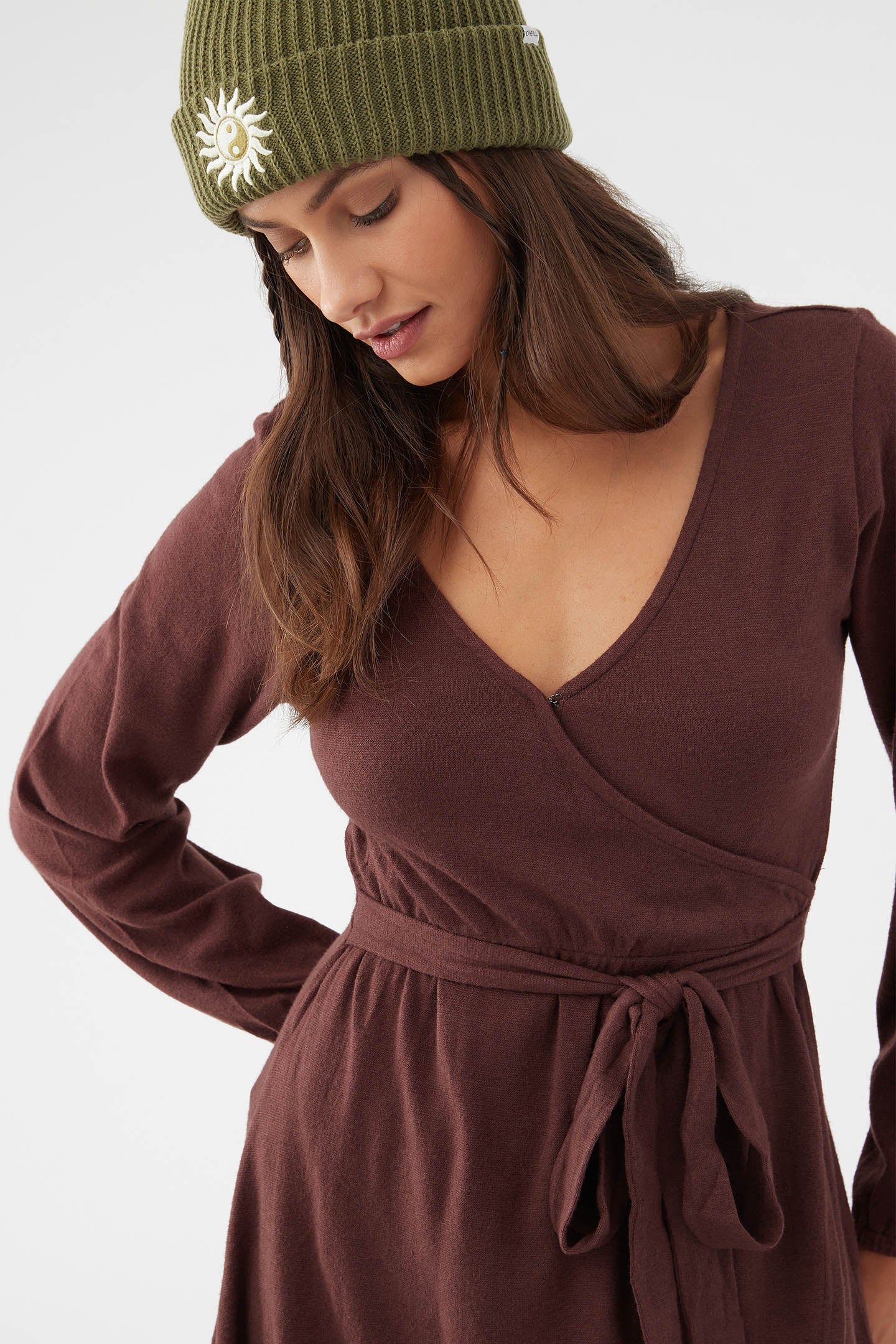 MORNINGSIDE WRAP KNIT DRESS sold by O'Neill product image thumbnail 6