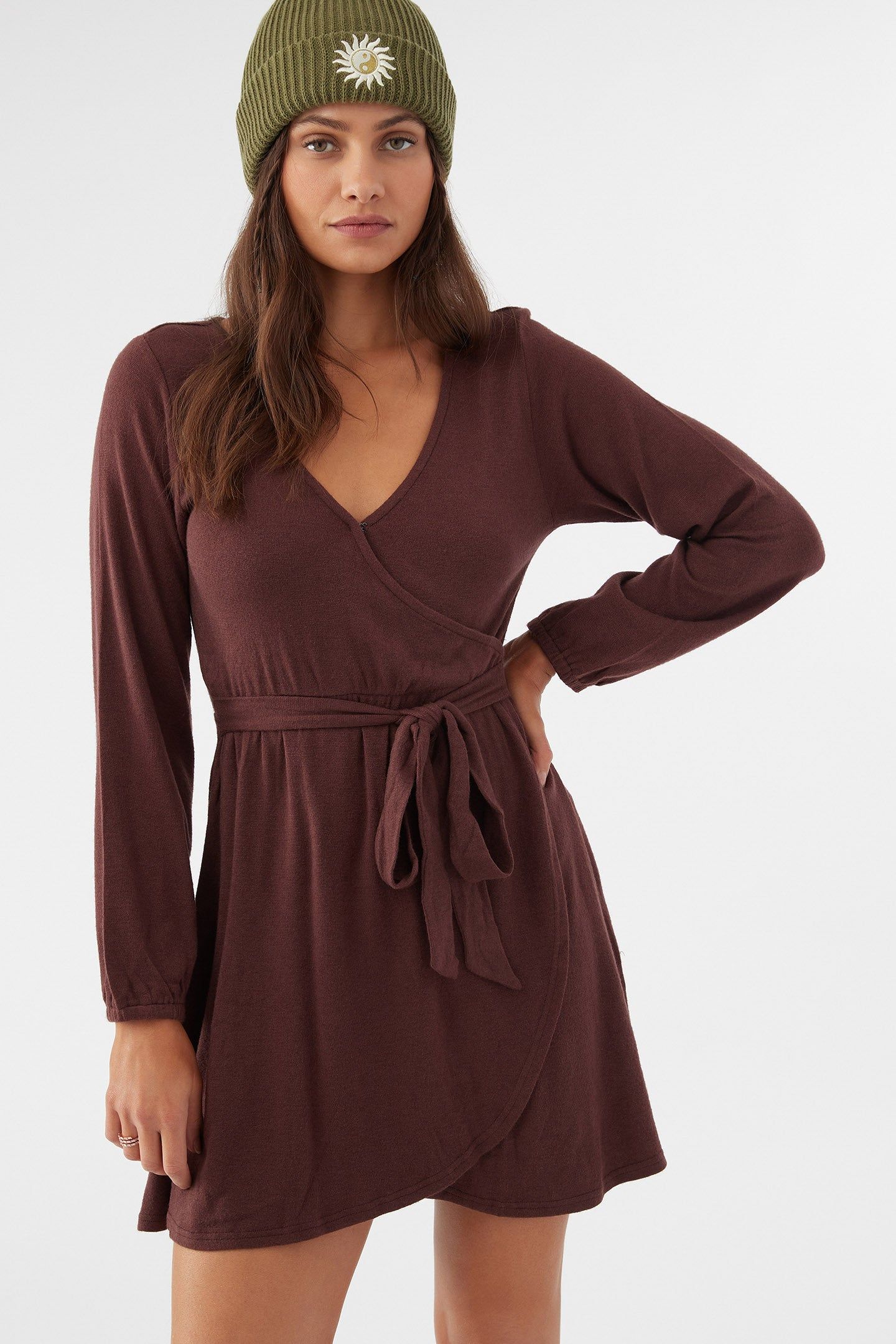 MORNINGSIDE WRAP KNIT DRESS sold by O'Neill product image thumbnail 4
