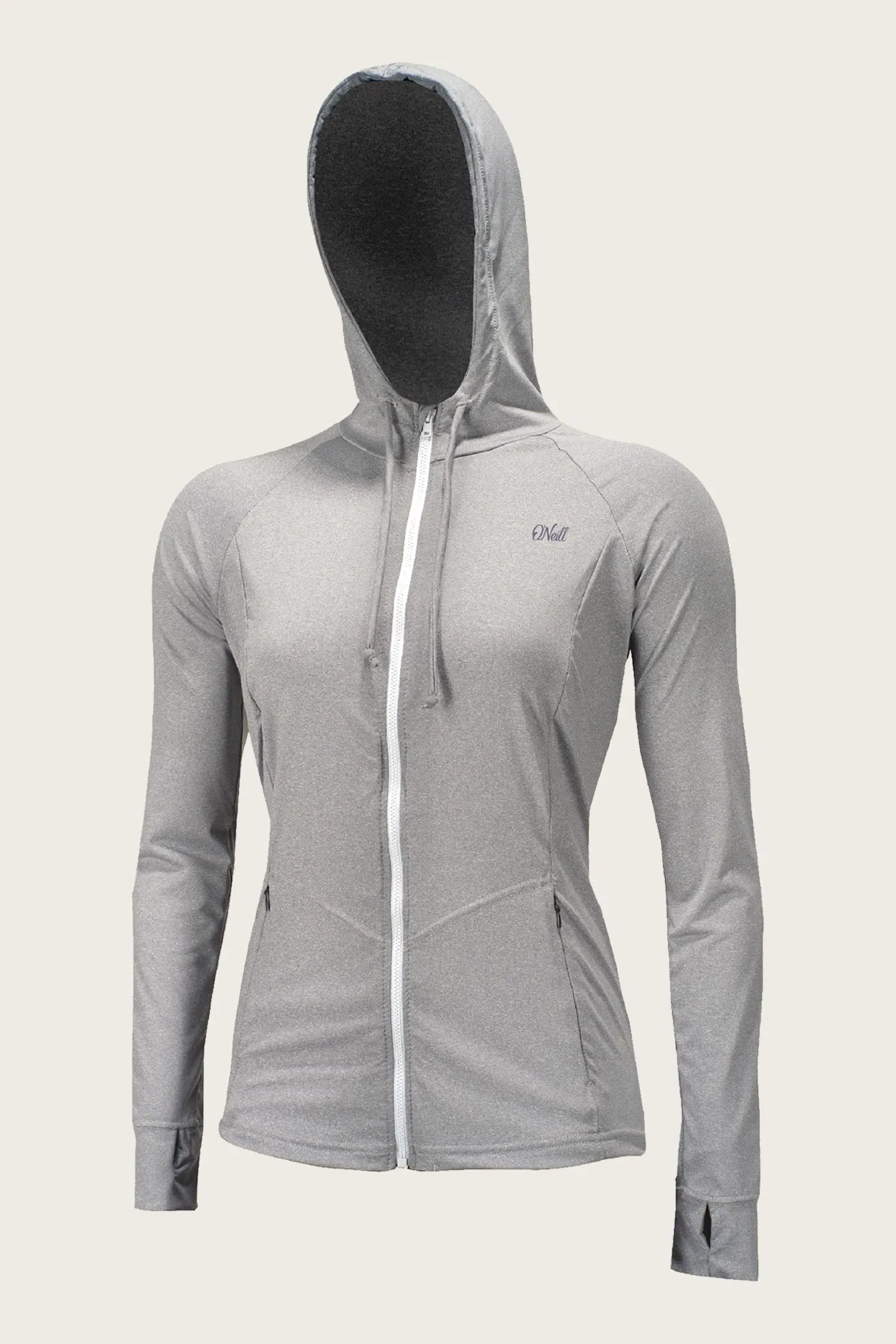 WOMEN'S BLUEPRINT L/S FRONT ZIP SUN HOODIE sold by O'Neill