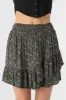 ELLA AVA DITSY TIERED MINI SKIRT sold by O'Neill