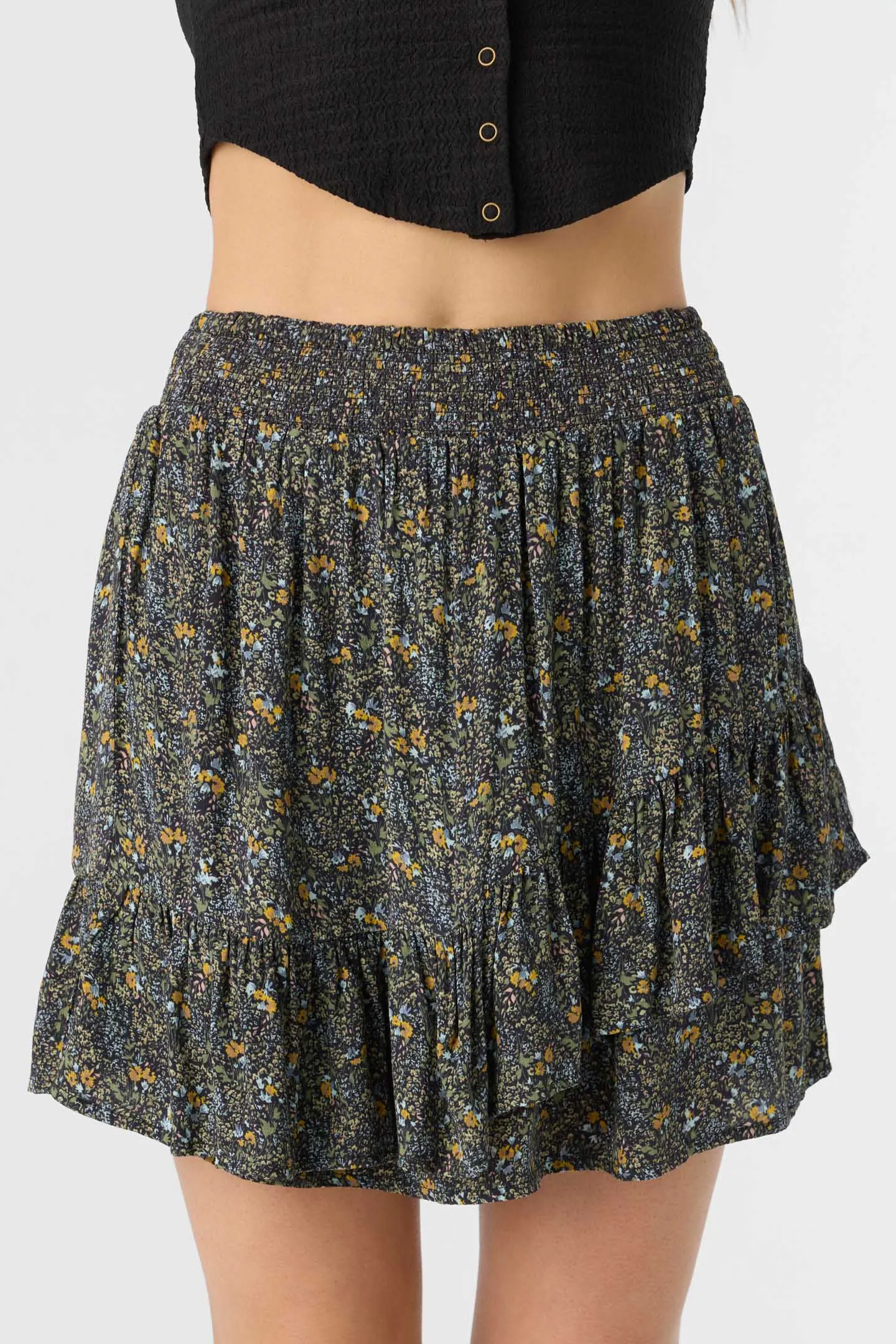 ELLA AVA DITSY TIERED MINI SKIRT sold by O'Neill product image thumbnail 4