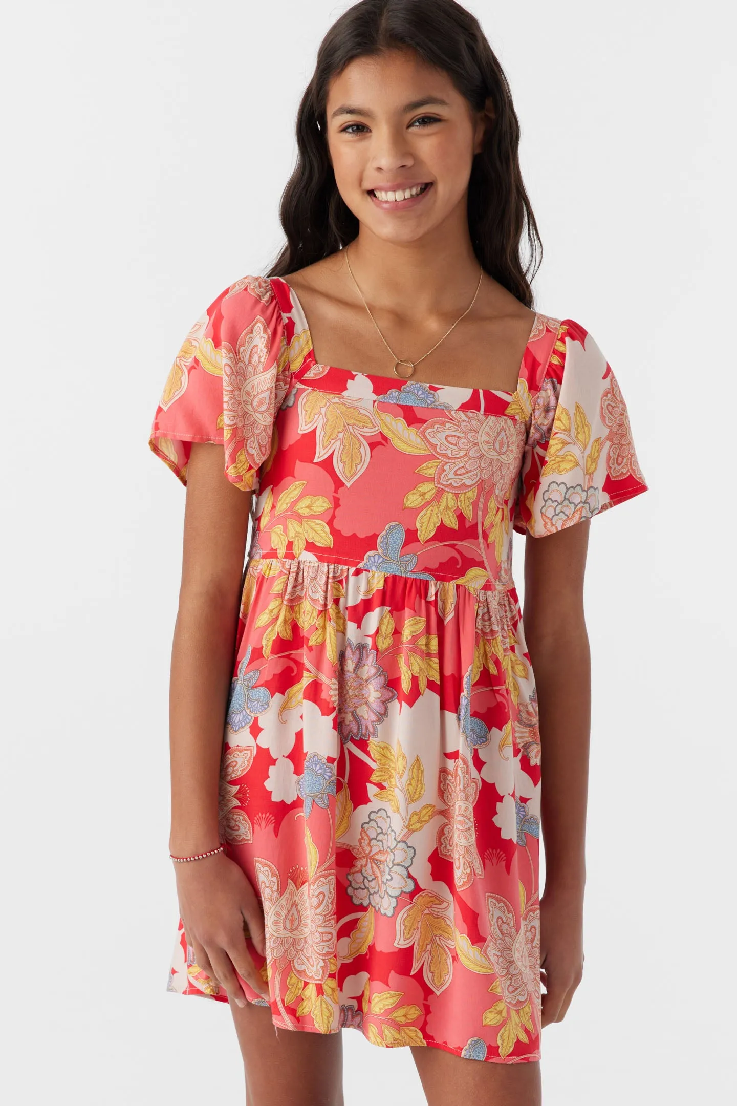 GIRL'S BECKA ANTAYLA FLORAL DRESS sold by O'Neill