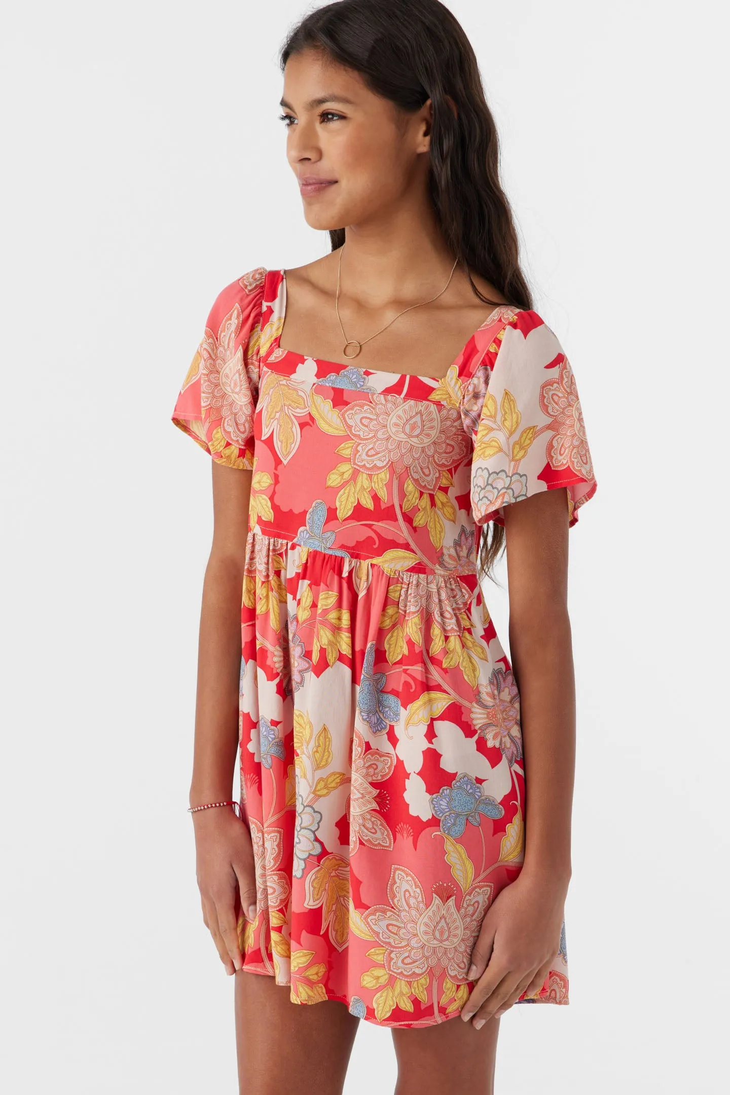 GIRL'S BECKA ANTAYLA FLORAL DRESS sold by O'Neill product image thumbnail 5