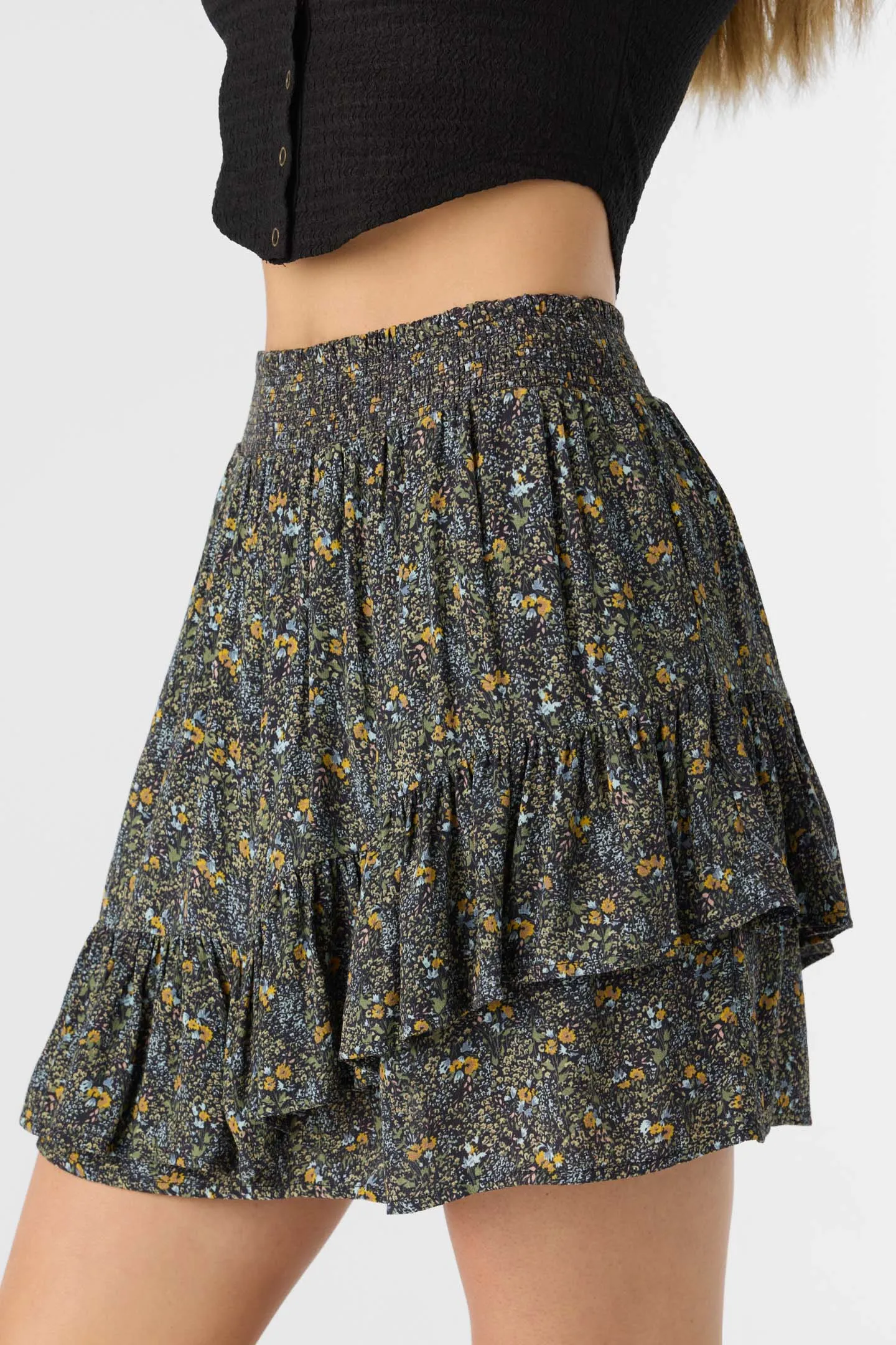 ELLA AVA DITSY TIERED MINI SKIRT sold by O'Neill product image thumbnail 5