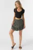 ELLA AVA DITSY TIERED MINI SKIRT sold by O'Neill