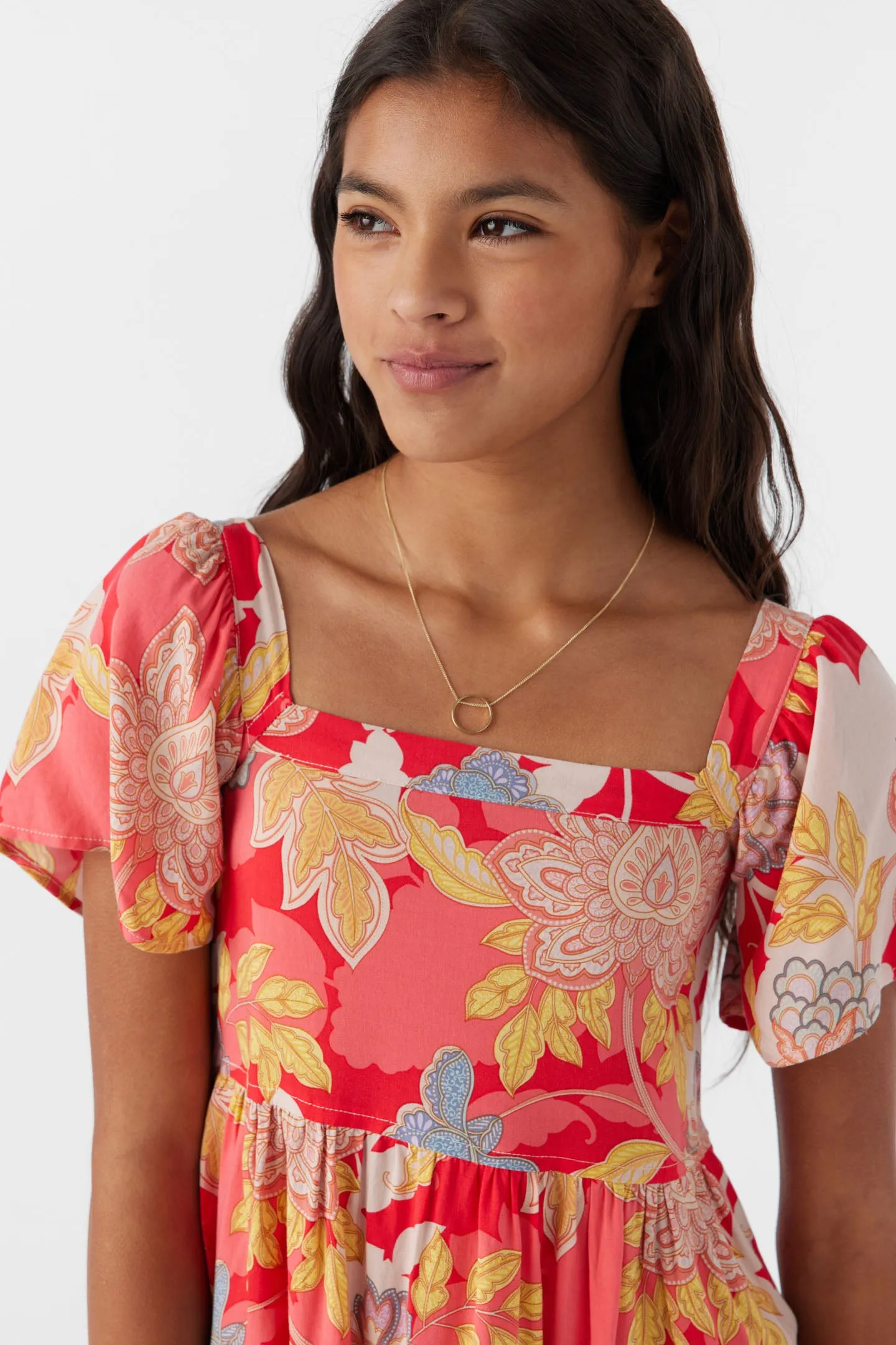 GIRL'S BECKA ANTAYLA FLORAL DRESS sold by O'Neill product image thumbnail 4