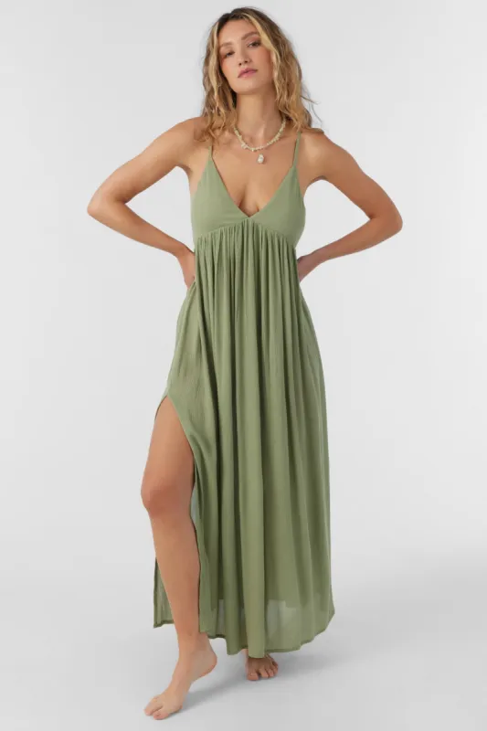 SALTWATER SOLIDS MEL MAXI SWIM COVER-UP sold by O'Neill