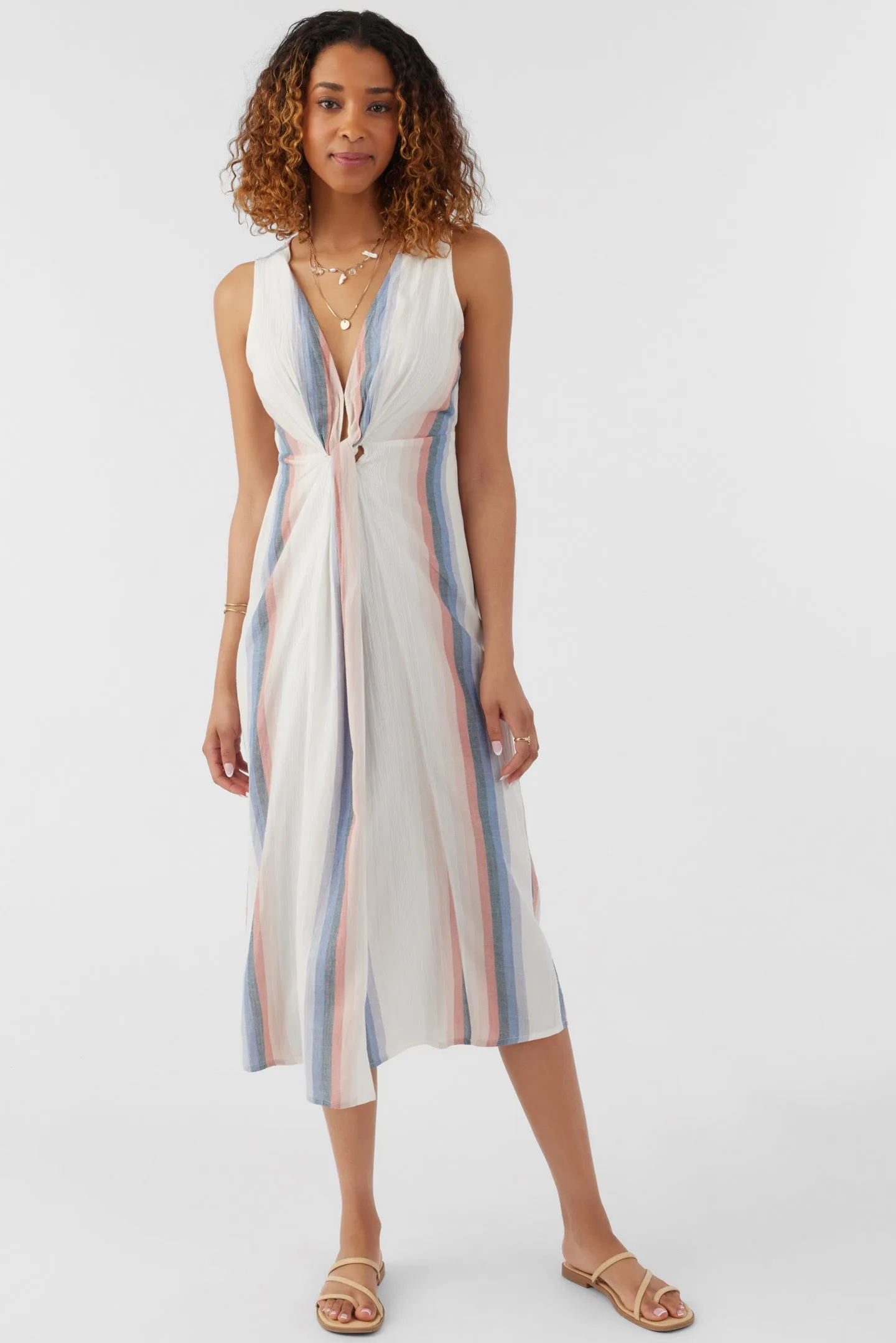 FLINT SUNDOWN STRIPE MIDI DRESS sold by O'Neill product image thumbnail 2