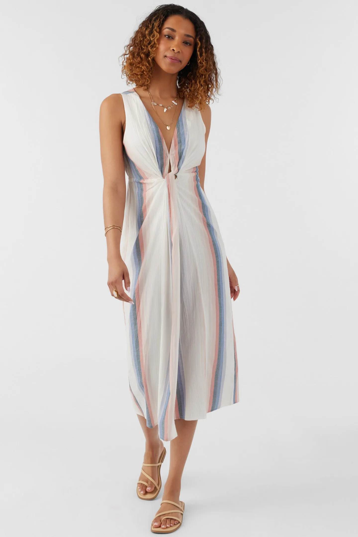 FLINT SUNDOWN STRIPE MIDI DRESS sold by O'Neill product image thumbnail 3