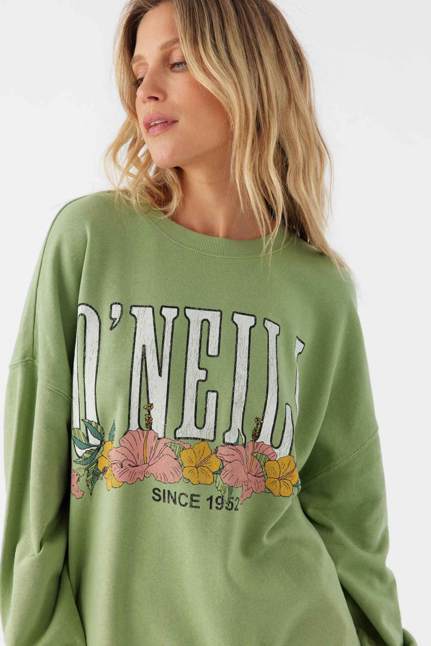 CHOICE CREWNECK OVERSIZED-FIT FLEECE PULLOVER sold by O'Neill product image thumbnail 4