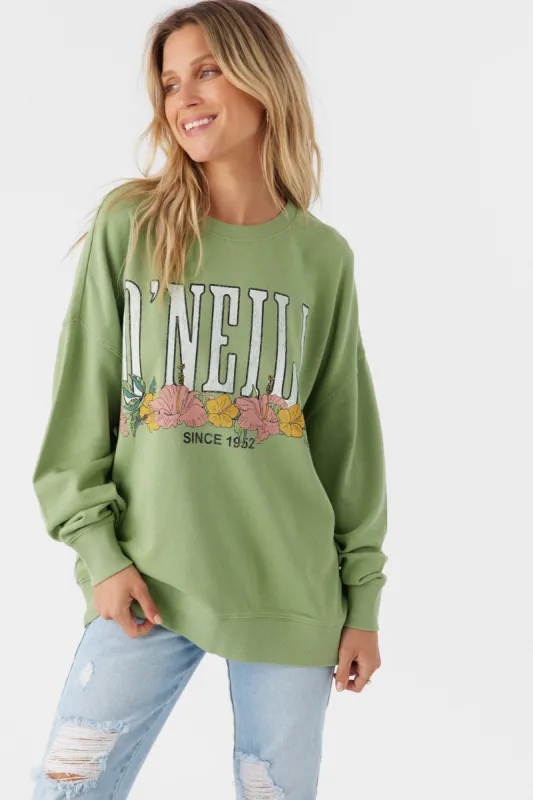 CHOICE CREWNECK OVERSIZED-FIT FLEECE PULLOVER sold by O'Neill
