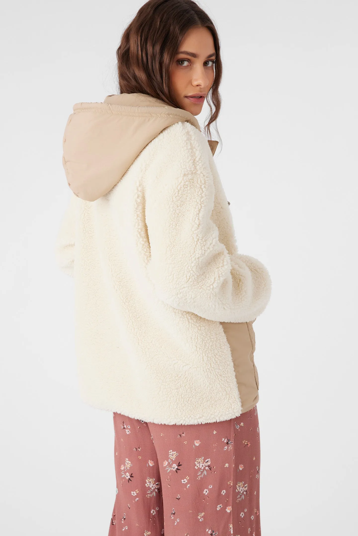 Meena High Pile Fleece Quilted Jacket sold by O'Neill product image thumbnail 4