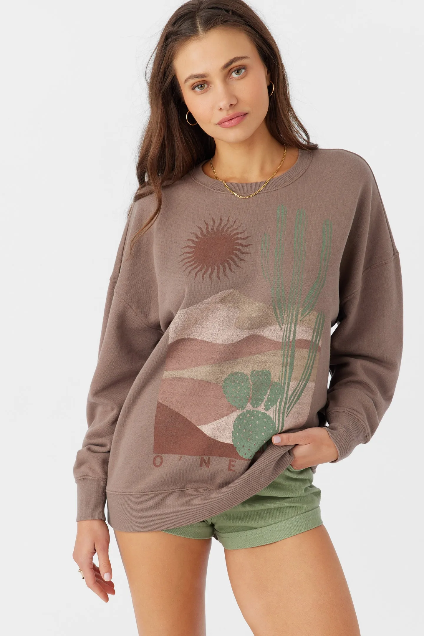 CHOICE CREWNECK OVERSIZED-FIT FLEECE PULLOVER sold by O'Neill product image thumbnail 4