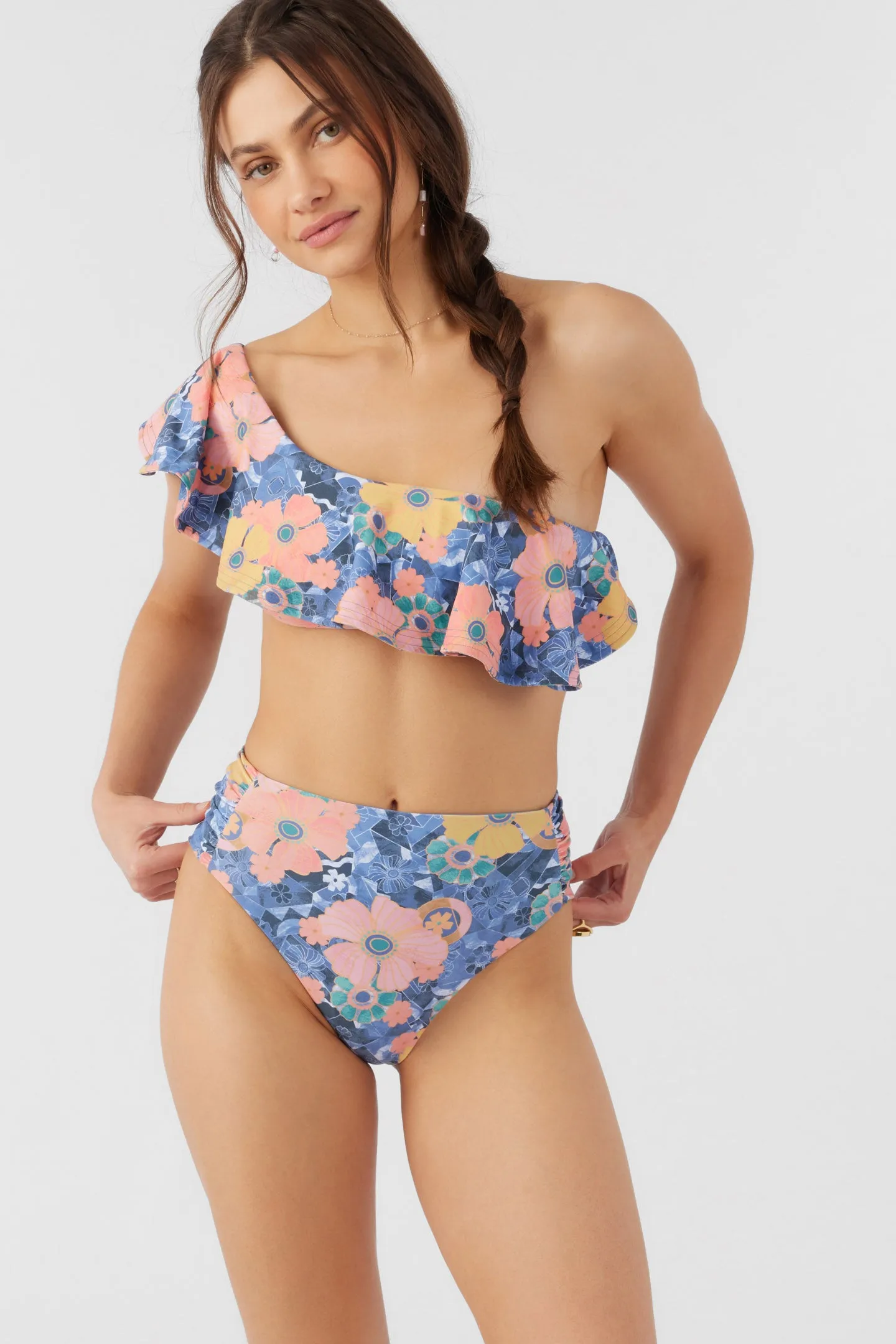 Jadia Floral Long Beach High Waist Cheeky Bottoms sold by O'Neill product image thumbnail 3