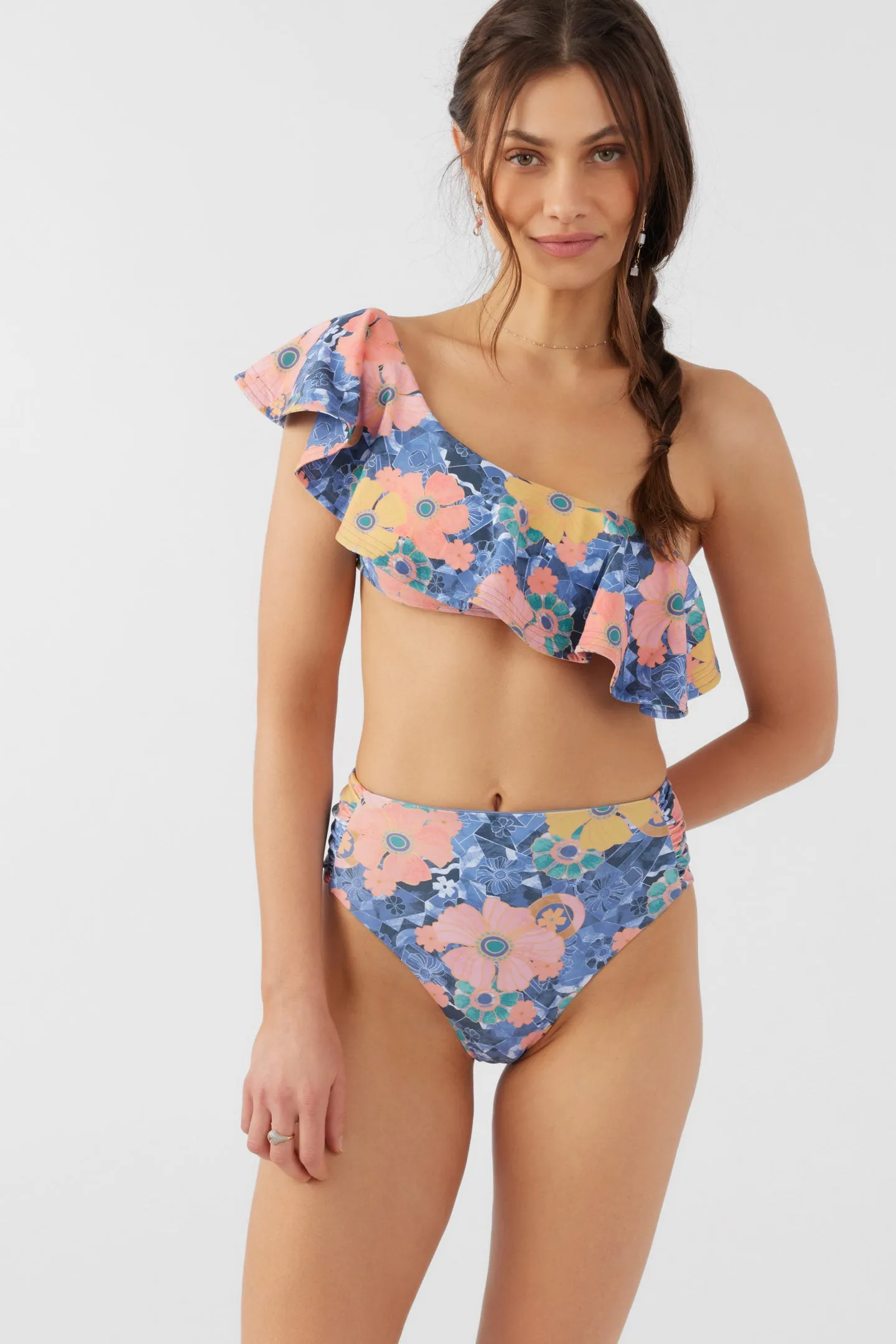 Jadia Floral Long Beach High Waist Cheeky Bottoms sold by O'Neill product image thumbnail 2