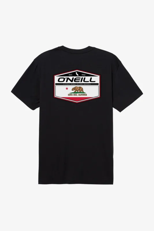 CALI FLAG SANTA CRUZ TEE sold by O'Neill