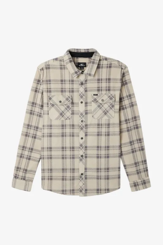 GLACIER PLAID SUPERFLEECE FLANNEL SHIRT sold by O'Neill