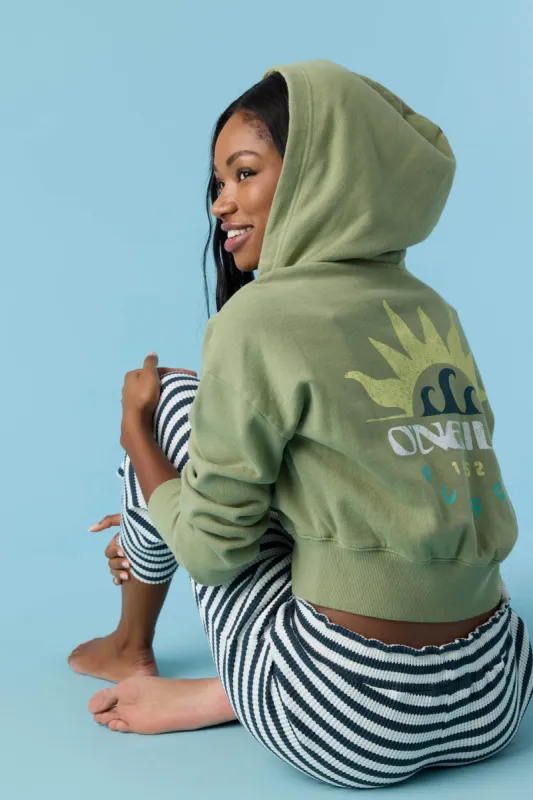 DARCIE HOODED ZIP FLEECE JACKET sold by O'Neill