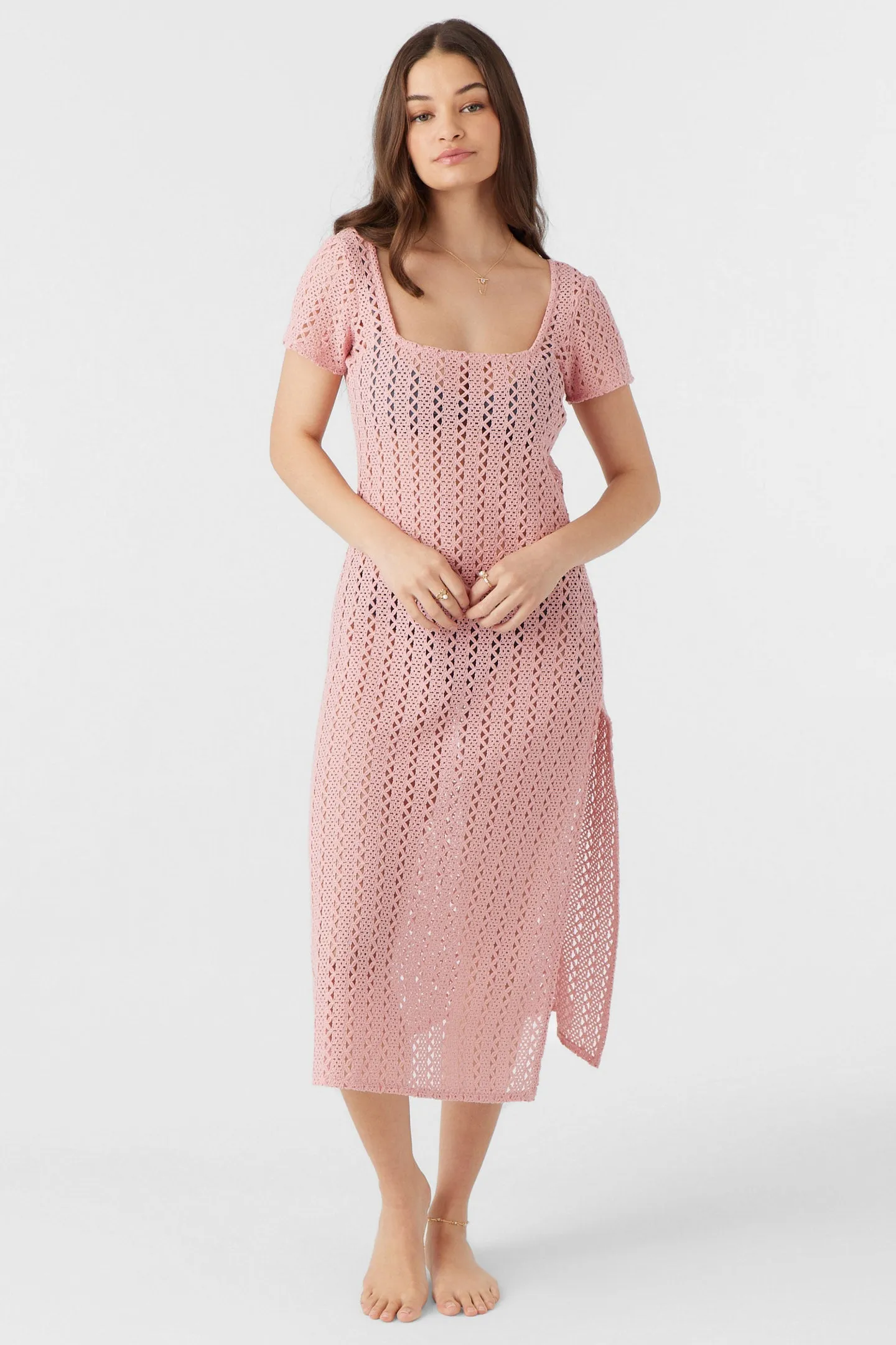 NINA MIDI CROCHET LACE COVER-UP DRESS sold by O'Neill product image thumbnail 2