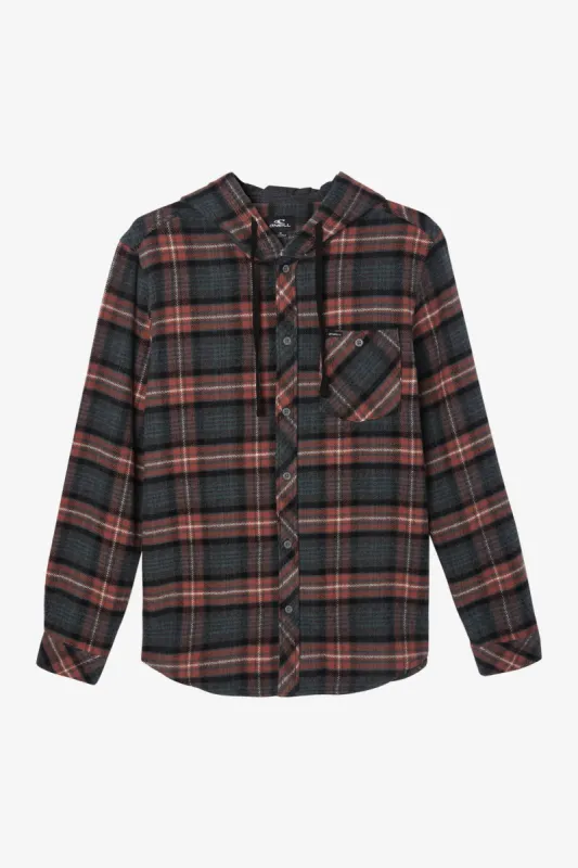 CLAYTON HOODED FLANNEL SHIRT sold by O'Neill