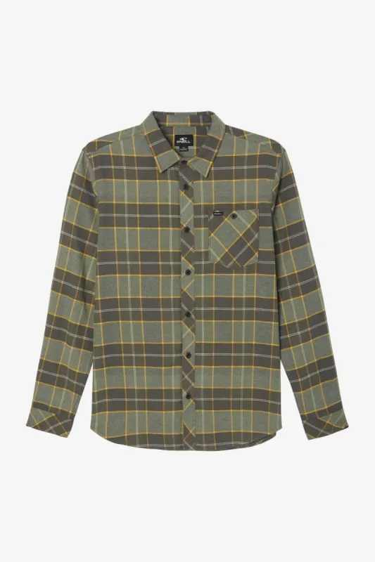 REDMOND PLAID STRETCH FLANNEL SHIRT sold by O'Neill