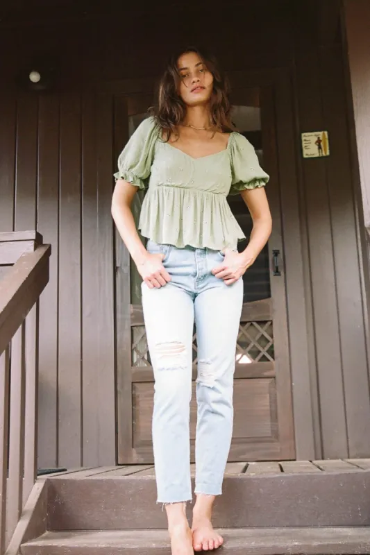 ISABEL EYELET TOP sold by O'Neill