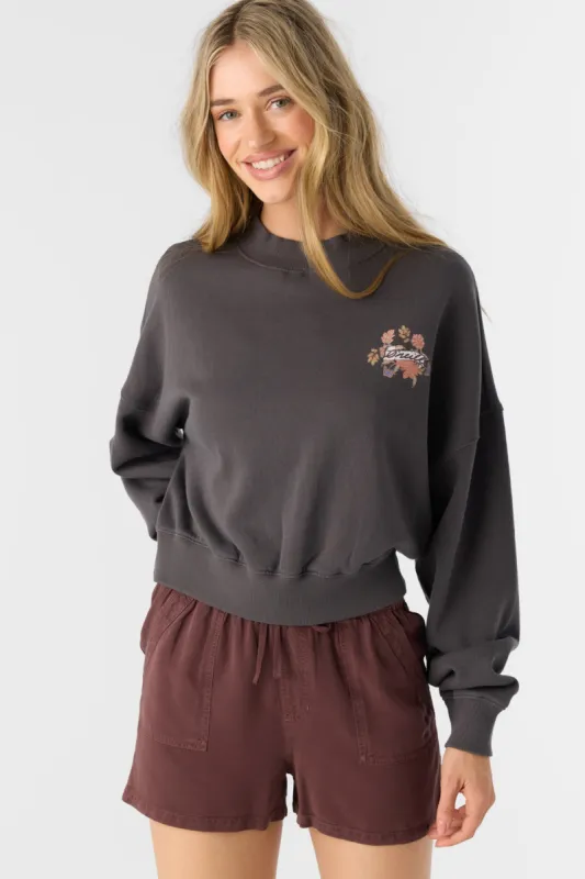 MOMENT CREW NECK CROPPED FLEECE sold by O'Neill