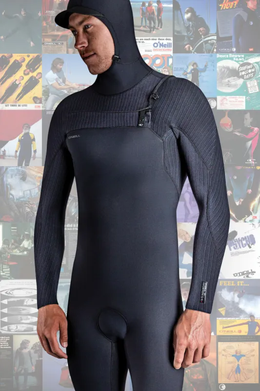 Hyperfreak 4/3mm+ Chest Zip Full Wetsuit W/ Hood sold by O'Neill