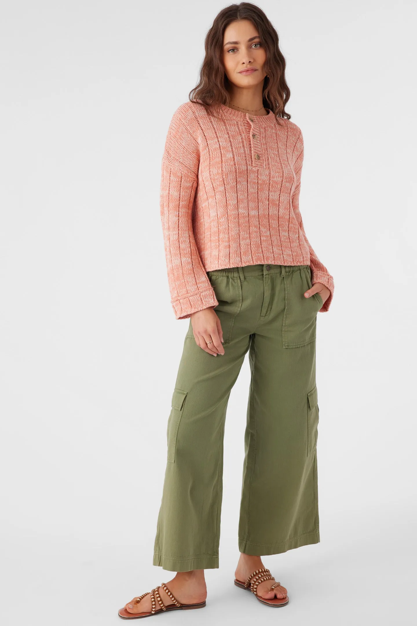 Oceanfront Henley Long Sleeve Sweater sold by O'Neill product image thumbnail 3