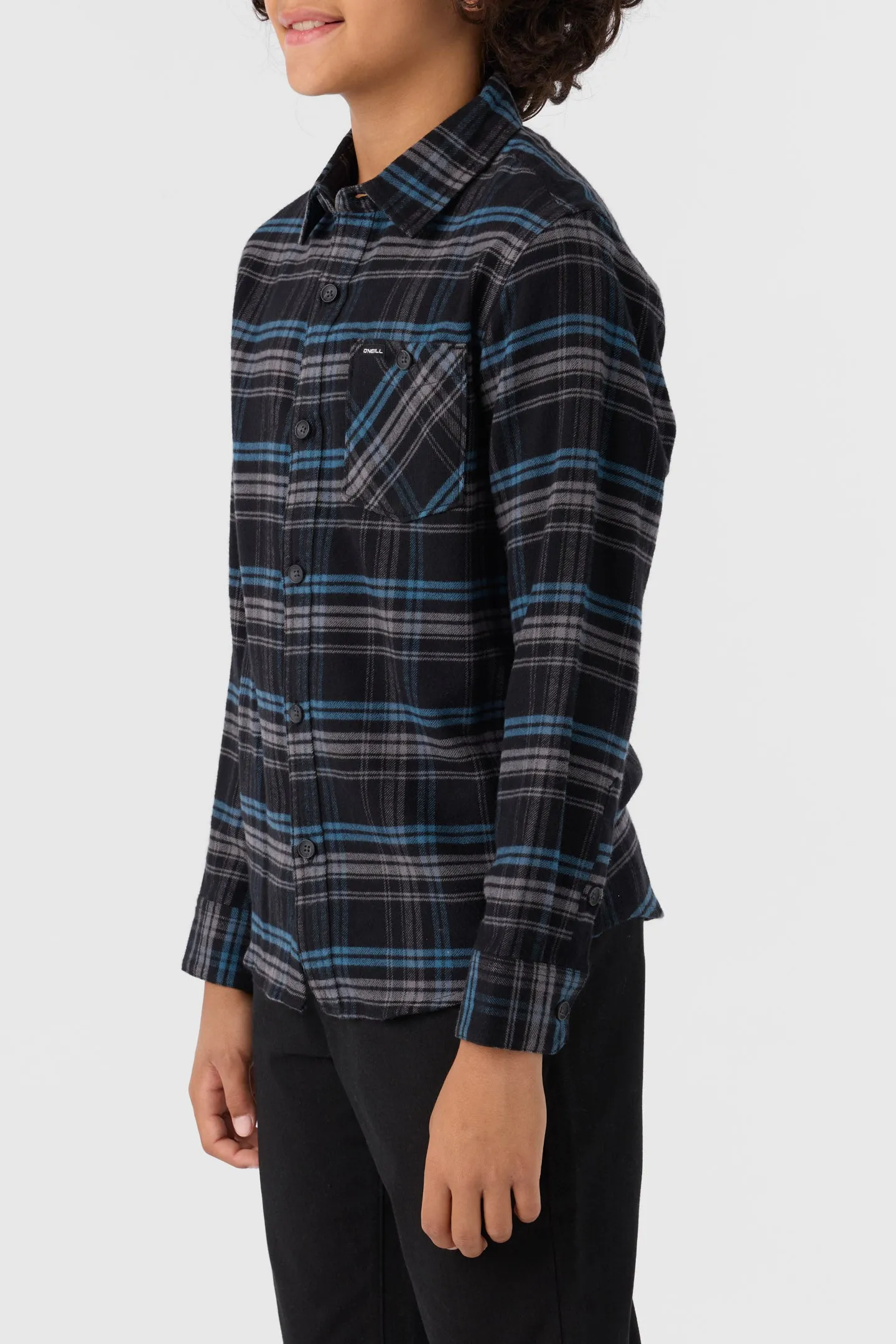 BOY'S REDMOND PLAID LONG SLEEVE SHIRT sold by O'Neill product image thumbnail 4