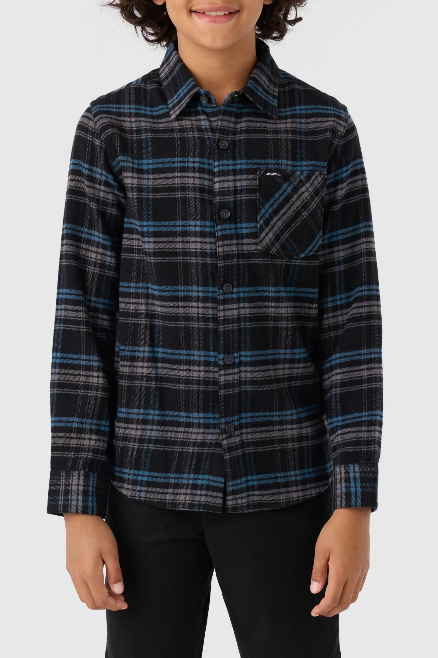 BOY'S REDMOND PLAID LONG SLEEVE SHIRT sold by O'Neill product image thumbnail 2