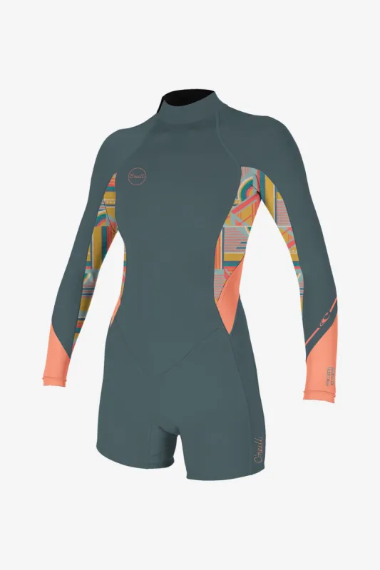 WOMEN'S BAHIA 2MM BACK ZIP L/S SPRING WETSUIT made by O'Neill
