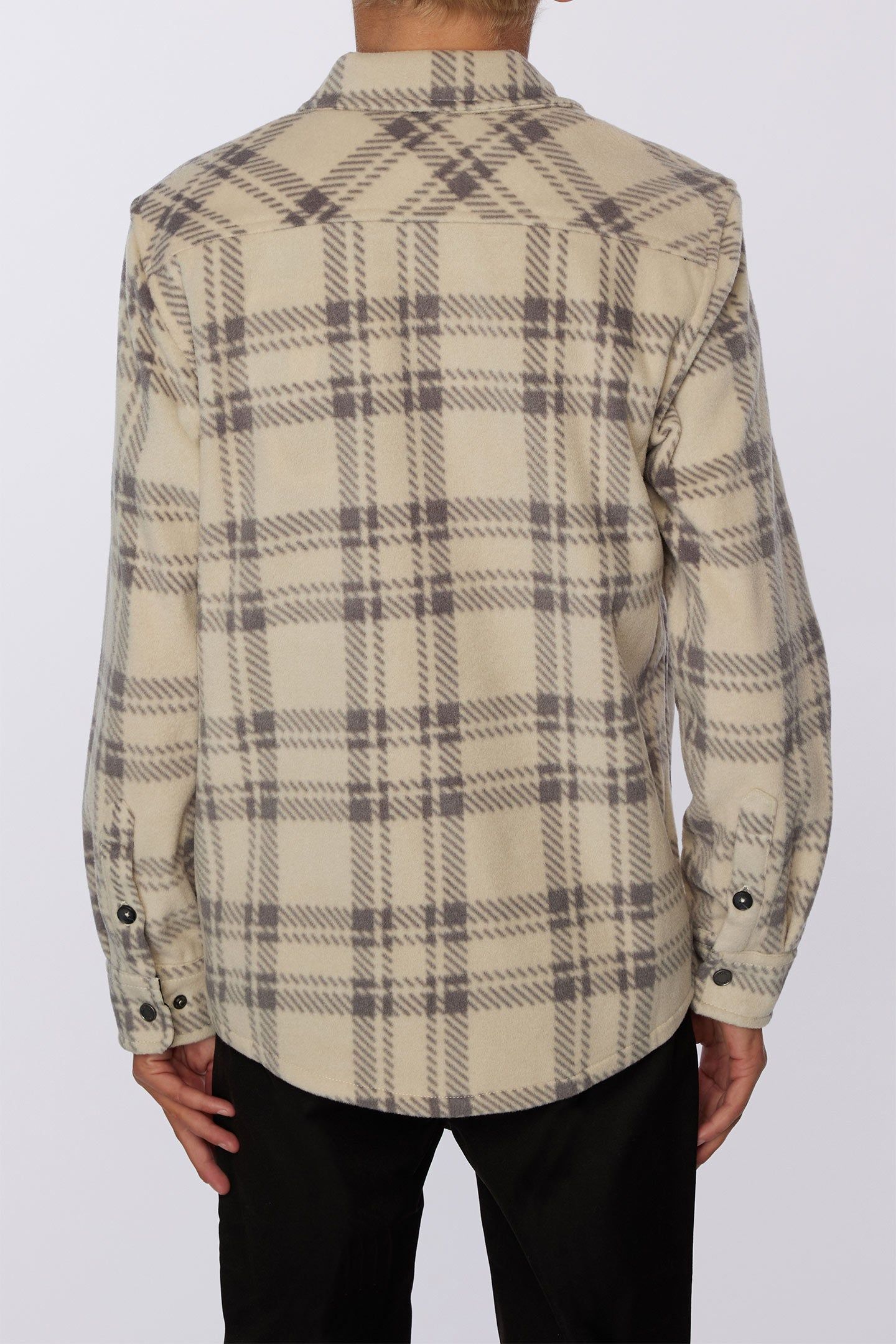 BOY'S GLACIER PLAID SUPERFLEECE FLANNEL SHIRT sold by O'Neill product image thumbnail 5