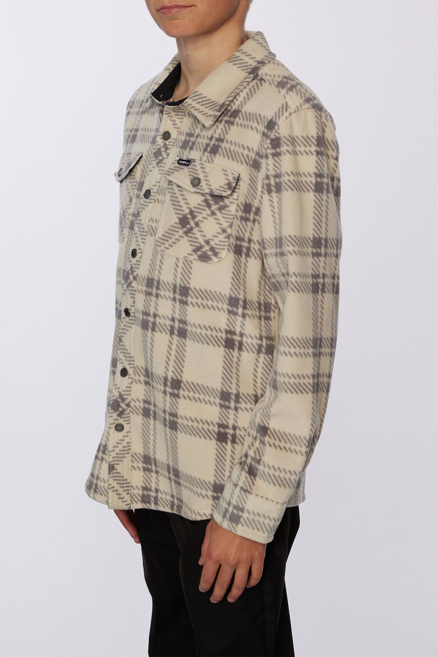 BOY'S GLACIER PLAID SUPERFLEECE FLANNEL SHIRT sold by O'Neill product image thumbnail 2