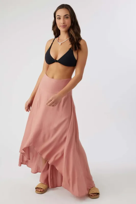 AMBROSIO HIGH-LOW MAXI SKIRT made by O'Neill