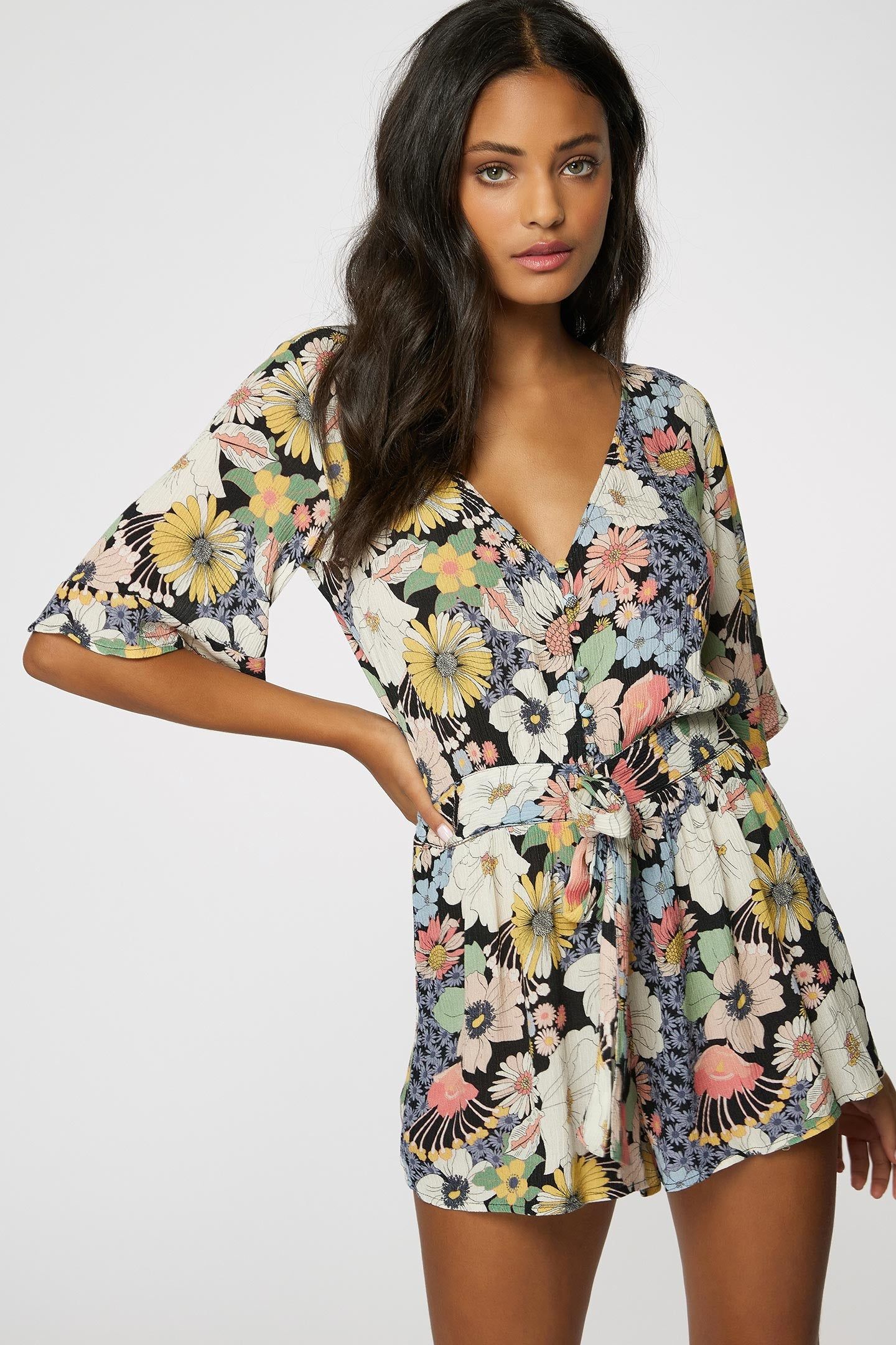 KYRIE TWIGGY FLORAL ROMPER sold by O'Neill