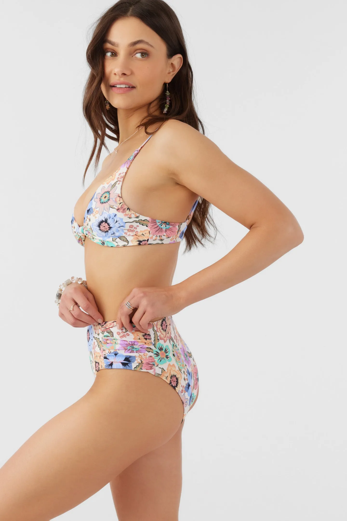 TALITHA FLORAL LONG BEACH HIGH WAIST CHEEKY BOTTOMS sold by O'Neill