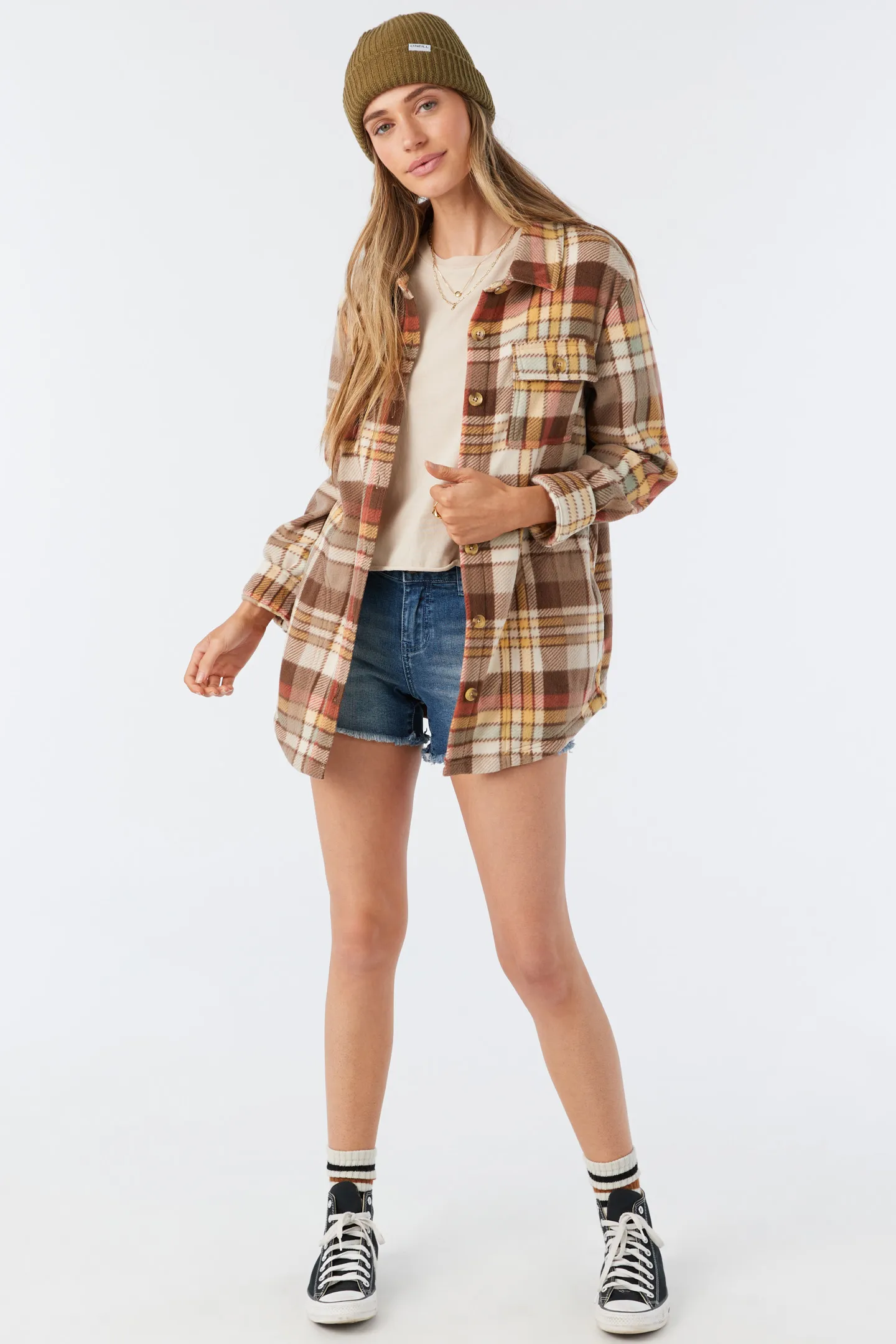 COLLINS OVERSIZED SUPERFLEECE SHACKET sold by O'Neill product image thumbnail 4