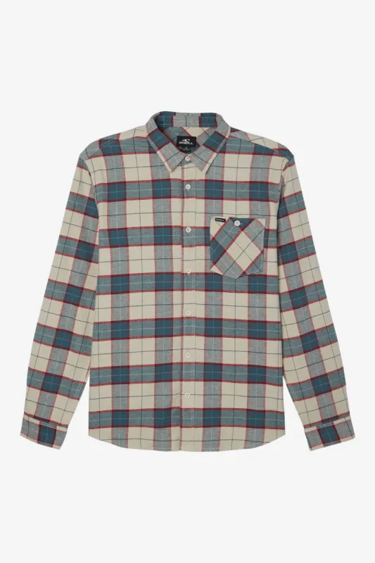 REDMOND PLAID STRETCH FLANNEL SHIRT sold by O'Neill