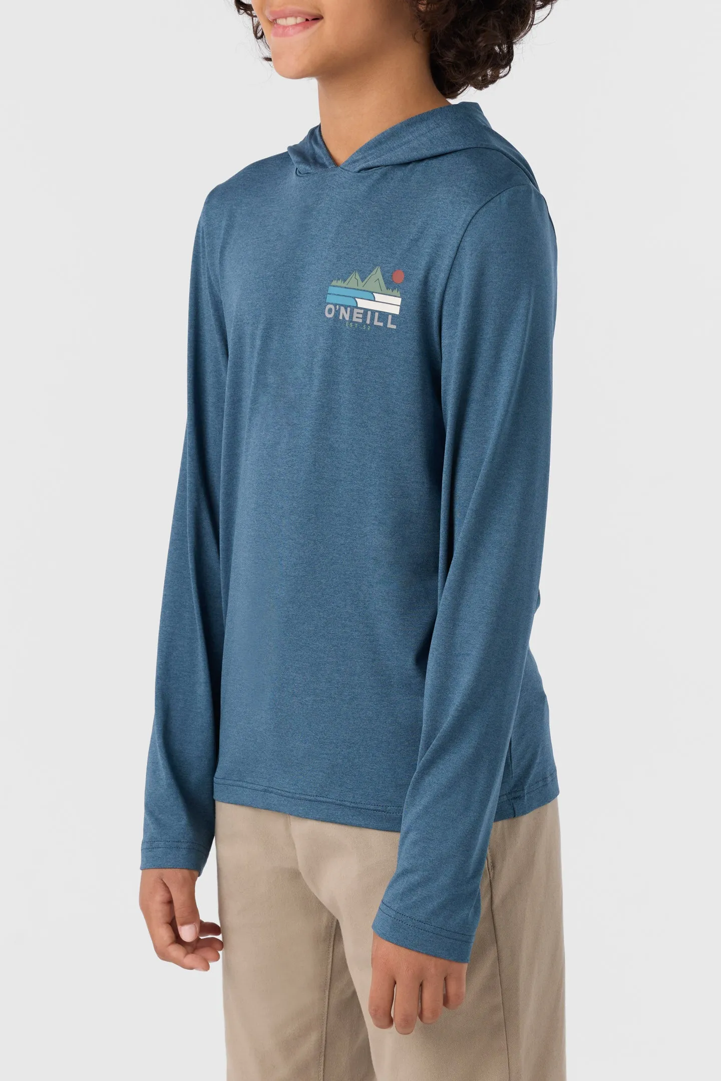 BOY'S TRVLR UPF HOODED LONG SLEEVE PULLOVER sold by O'Neill product image thumbnail 4