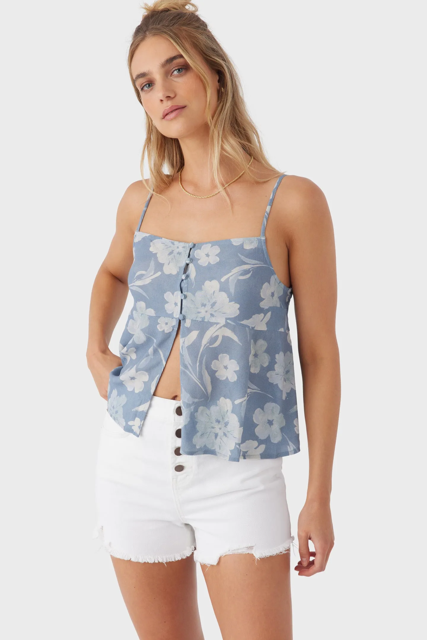 TAYLOR EMILIA FLORAL FLY AWAY TANK TOP sold by O'Neill