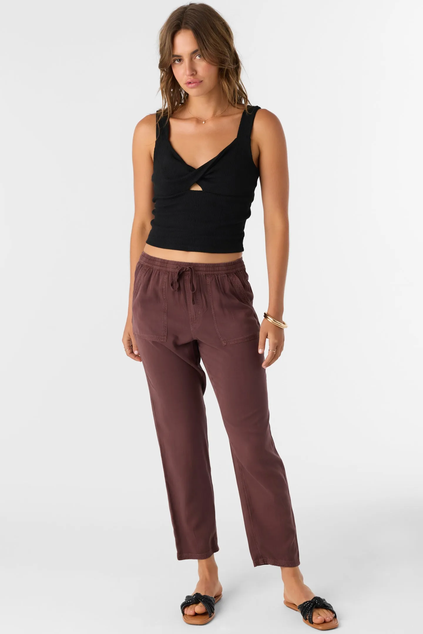 JAYDE TWIST KNIT TANK TOP sold by O'Neill product image thumbnail 3