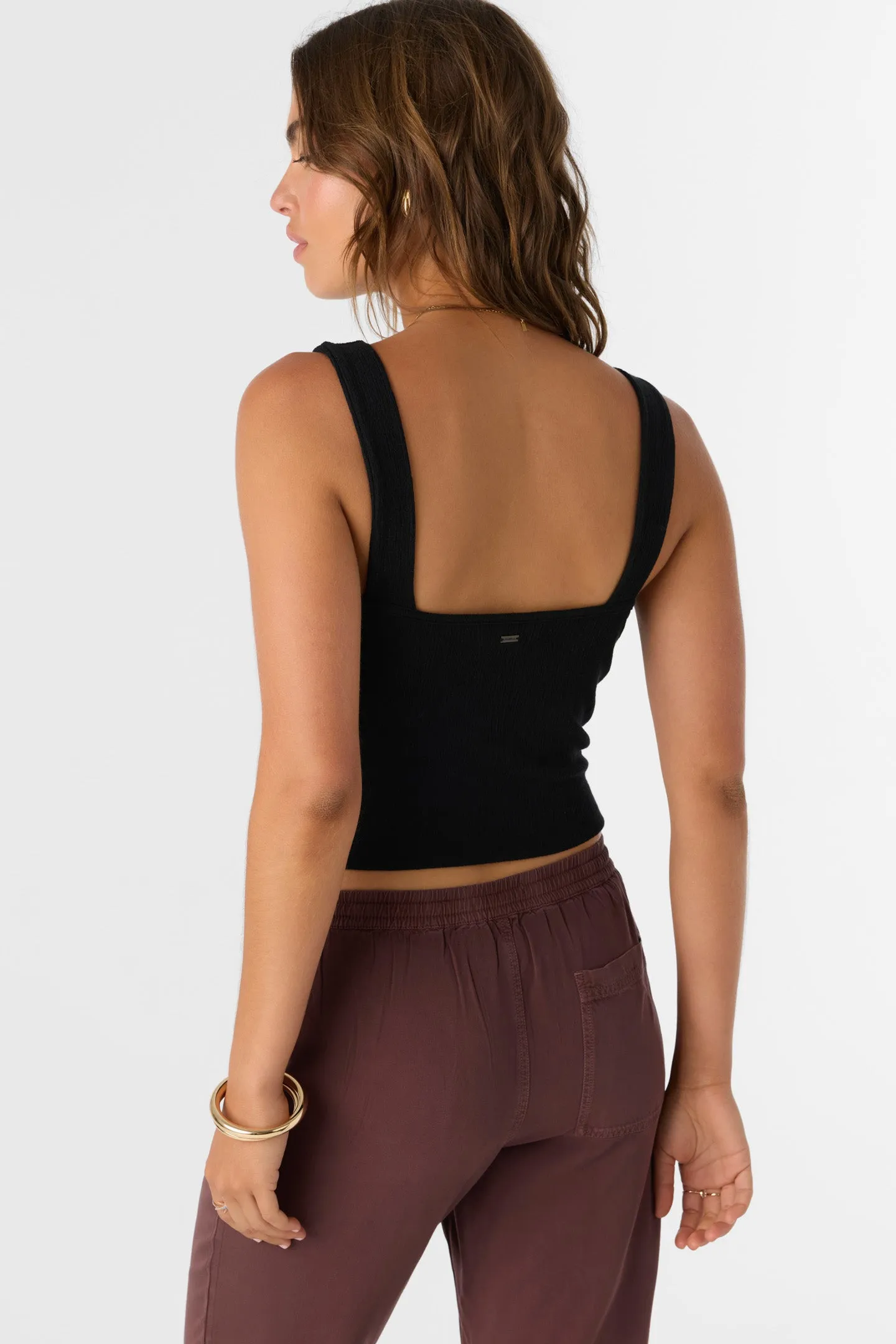 JAYDE TWIST KNIT TANK TOP sold by O'Neill product image thumbnail 2