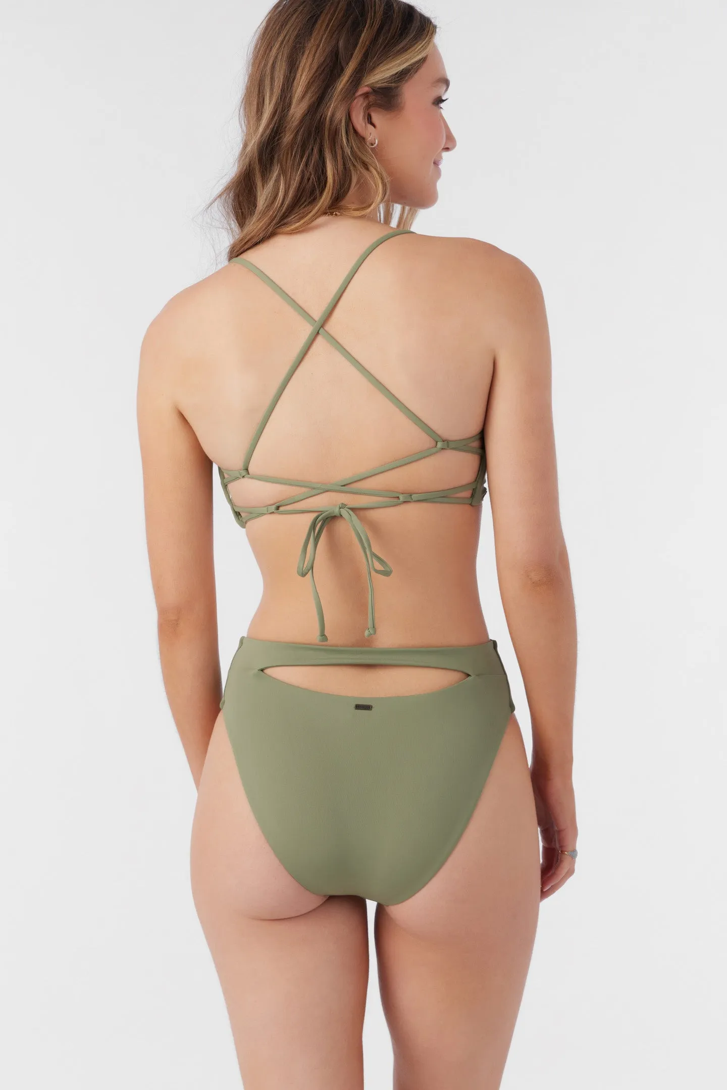 Saltwater Solids Max High Waist Full Bottoms sold by O'Neill