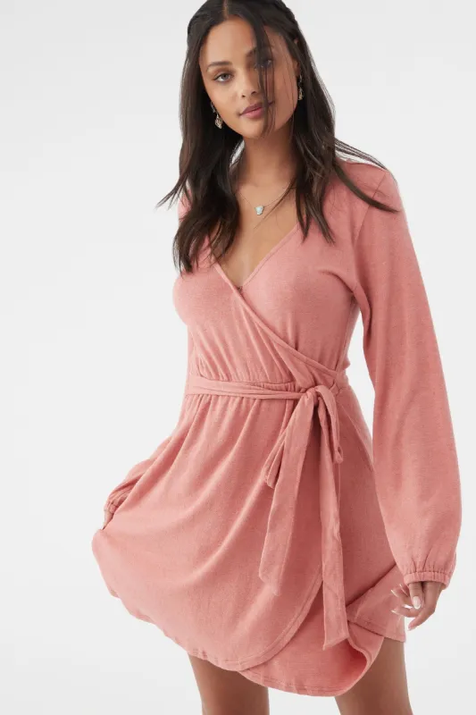 MORNINGSIDE WRAP KNIT DRESS made by O'Neill