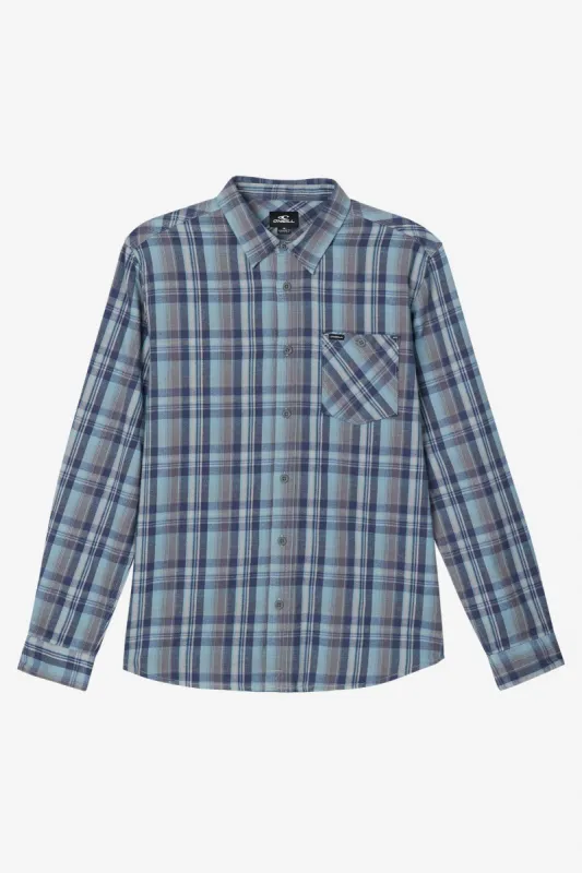 REDMOND PLAID STRETCH FLANNEL LONG SLEEVE SHIRT sold by O'Neill