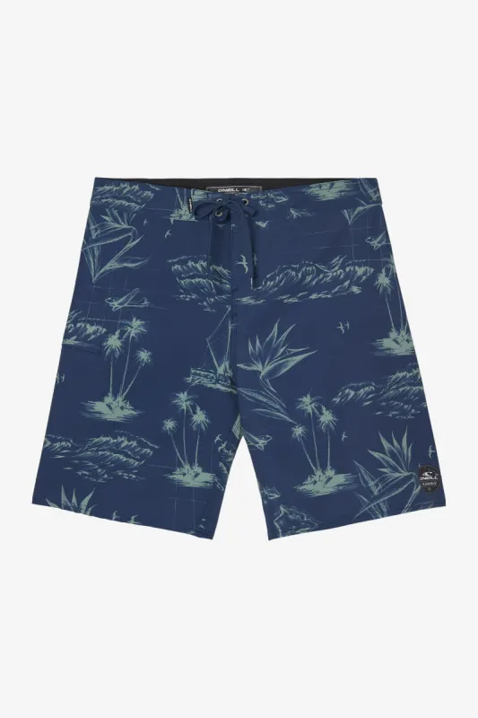 HYPERFREAK HEAT HAWAII 20" BOARDSHORTS sold by O'Neill