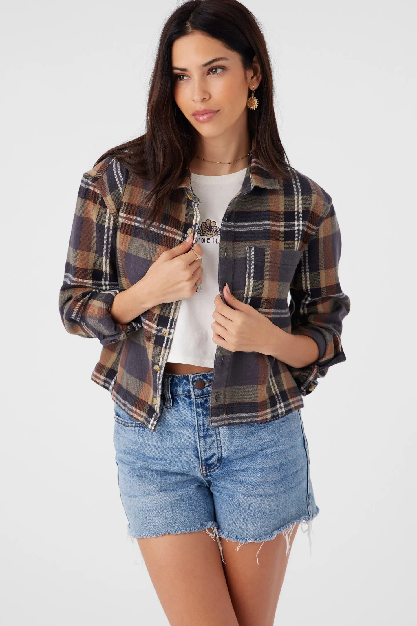ROY FLANNEL CROPPED SHIRT sold by O'Neill product image thumbnail 5