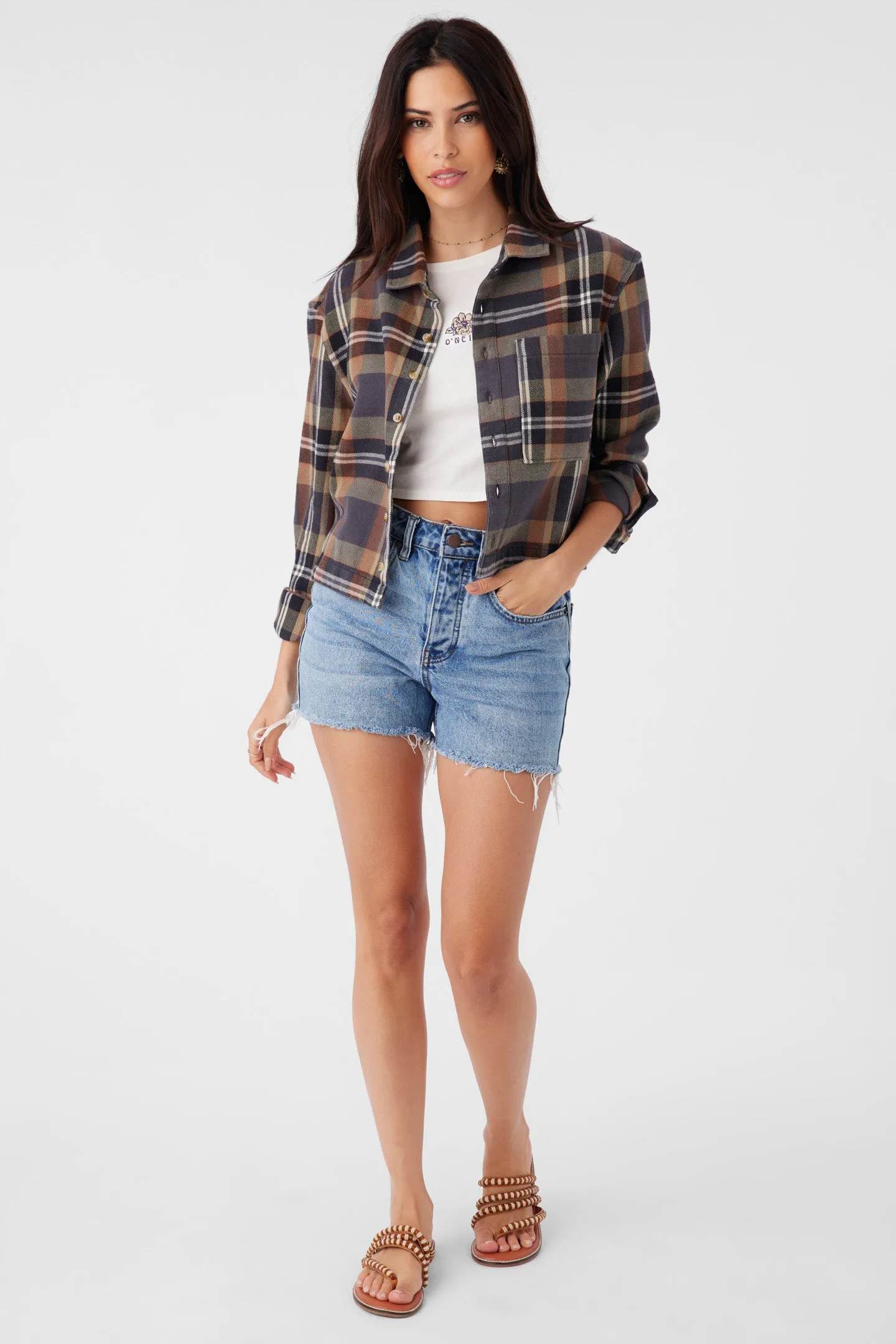 ROY FLANNEL CROPPED SHIRT sold by O'Neill product image thumbnail 3